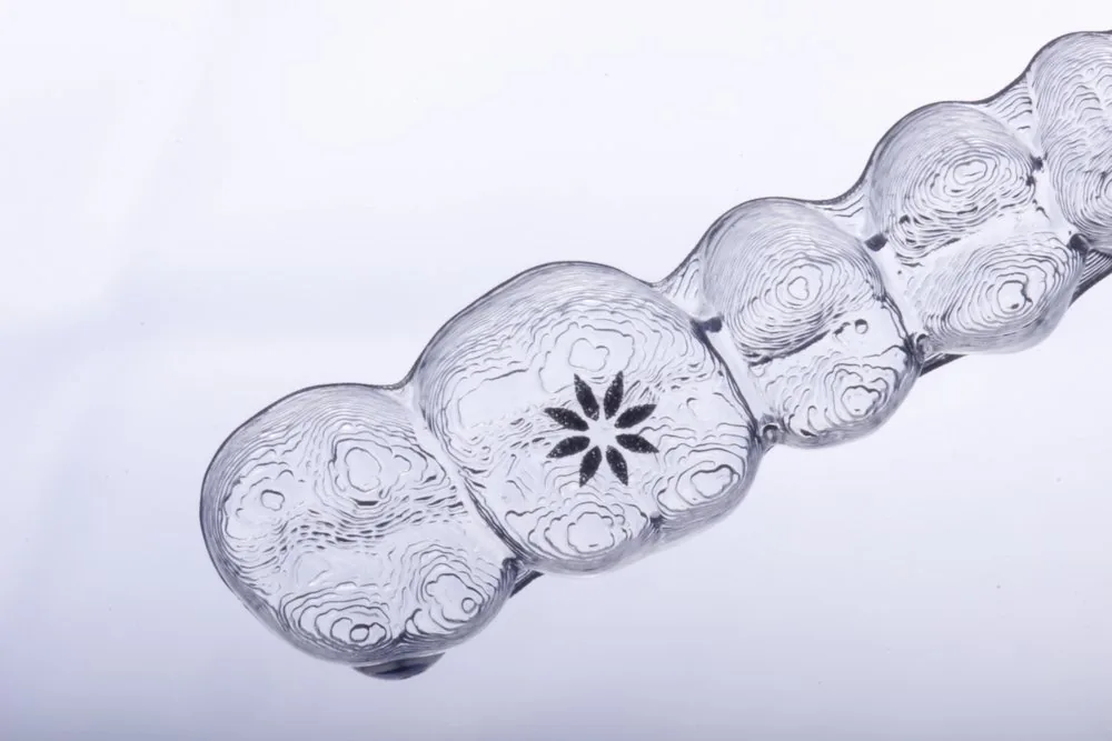Authentic Invisalign clear aligner with SmartTrack multilayer material